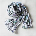 100% POLY PRINTED SCARF 4