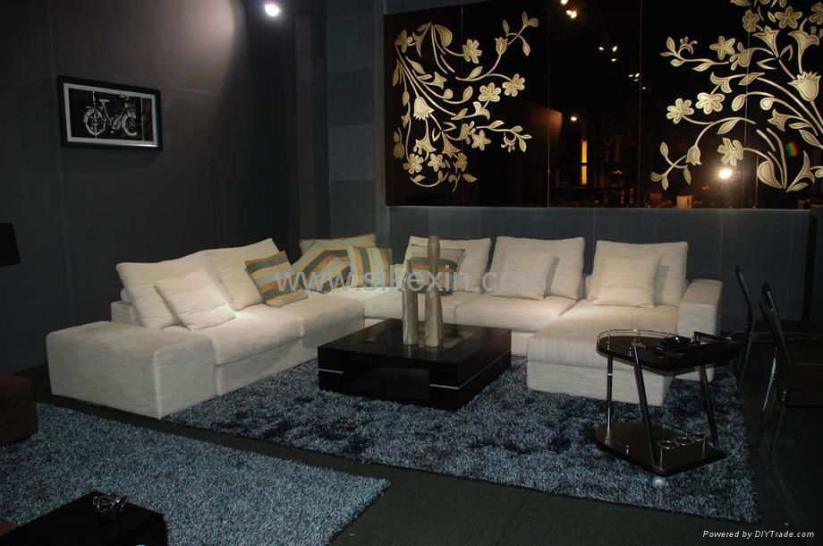 Contemporary Fabric sofa 4
