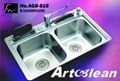 One PC Process Stainless Steel Sink (AGB-818) 1