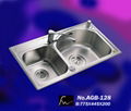 One PC Process Stainless Steel Sink (AGB-128) 1