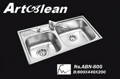 One Pc Process Stainless Steel Sink(ABN-800)