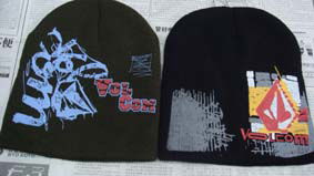 Knitted hat with printing 2