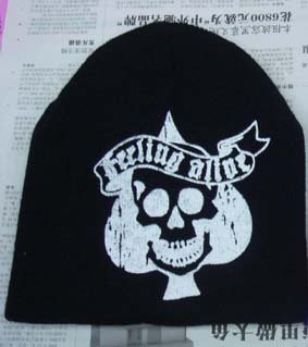 Knitted hat with printing 3