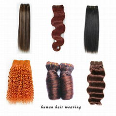 Human hair weaving