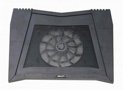 iDock MC4 big fan cooling pad with 4 ports usb hub and speaker