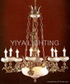 alabaster chandelier