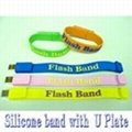 USB silicone wristband