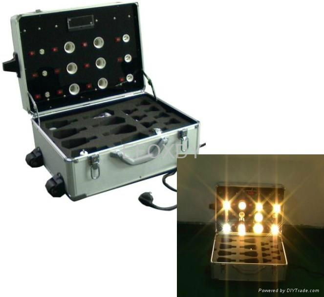 LED alum suitcase for exhibition  