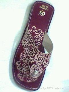 leather slipper  2