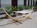 hammock with wooden stand