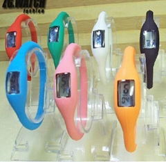 Sillcone Sport Anion Watch 17cm Can MIX colors 