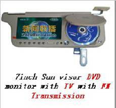 7inch Sun visor DVD monitor with FM Transmission 4