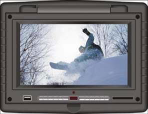 7 inch Headrest Monitor with TV 3