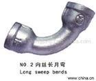 malleable iron pipe fitting-bends  4