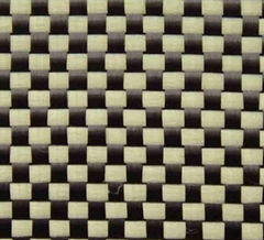 Hybrid fabric---carbon fiber and aramid fiber