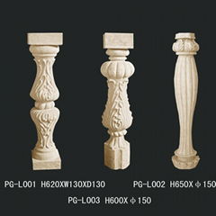 sandstone  balustrade