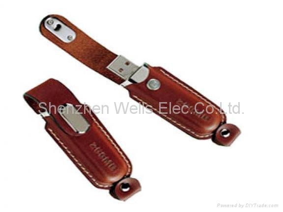 Leather-cover USB Flash Memory Disk