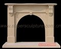 stone carving,sculpture,marble,fireplace,statue