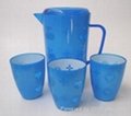 Pitcher with four cup