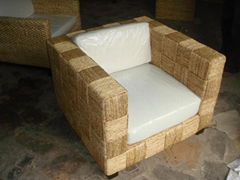 Water Hyacinth Furniture Sofa-011