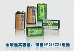 Ni-MH 9V6F22 Rechargeable batteries 