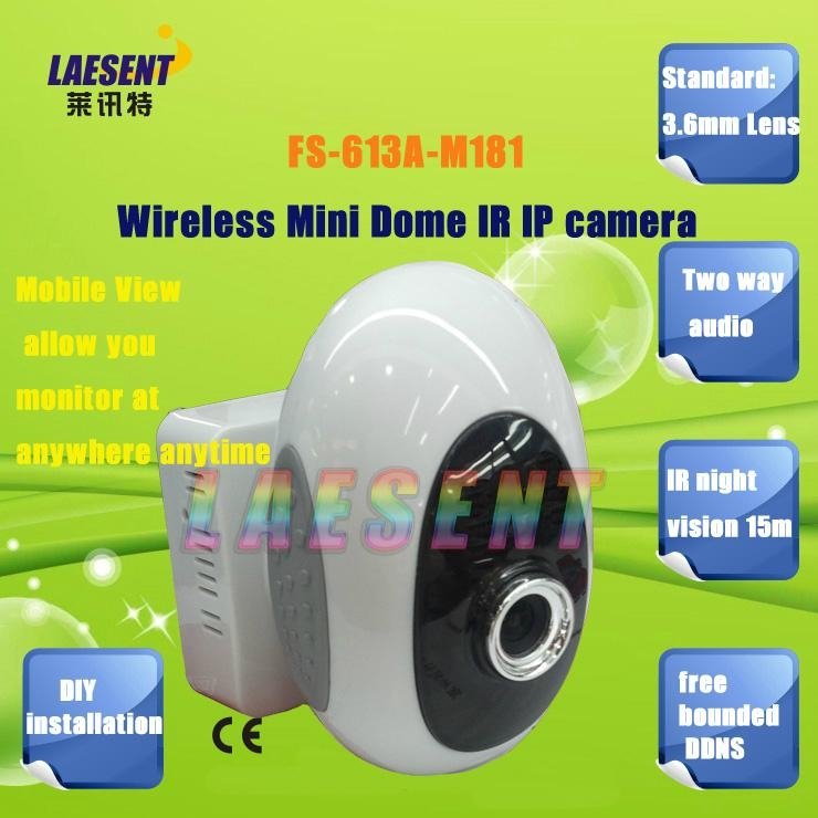 CMOS Q Baby 10m nightvision Two way Audio IR IP Camera Fs-613A-M181