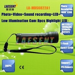 Photo+Video+Sound recording+LED+Low illumination Cam Flashlight Camera