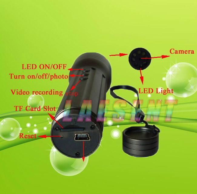 Photo+Video+Sound recording+LED+Low illumination Cam Flashlight Camera 3