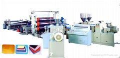 PVC Paint Free Plate And Foamed Plate Extrusion Line