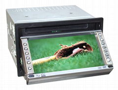 Car Two-Din In-Dash DVD Player Car Video