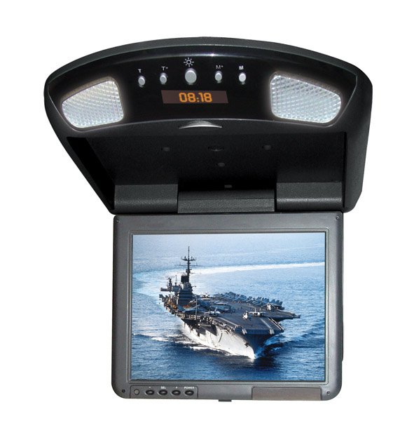 Car TFT LCD Monitor With Clock Auto Video Consumer Electronics