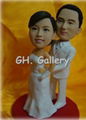 clay figurine-wedding/aniversary gift 1