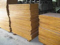 Bamboo pallets for block making plant