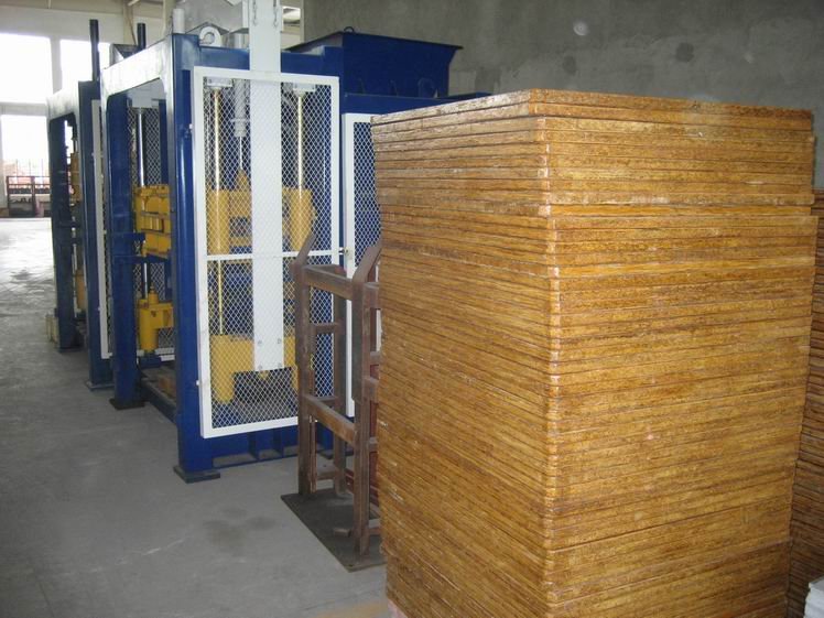 Bamboo pallets /panels/boards for block making machine