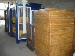 bamboo pallet for block machine
