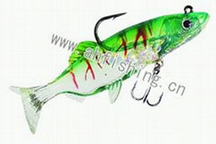 soft lure, sinker, Jig head