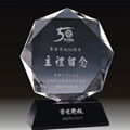 Laser engraved crystal trophies 1