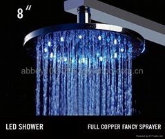 LED overhead shower 