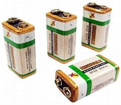 9.0V Battery in 6F22 Size (High Volt)