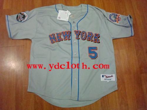 mlb new york mets 5# wright jersey 2