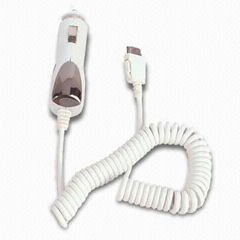 Mobile Phone Plug-in Car Charger, CDMA, FOMA and PDC Available