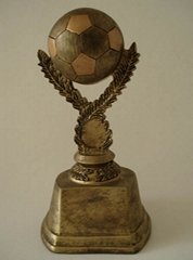 Polyresin Trophy/Award/Promotion/Resinic/Prize/Football/Player/Soccer/Shoe