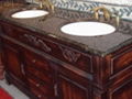 Countertops With The Wooden Cabinet