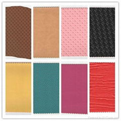 Vacuum Embossed PVC Leather