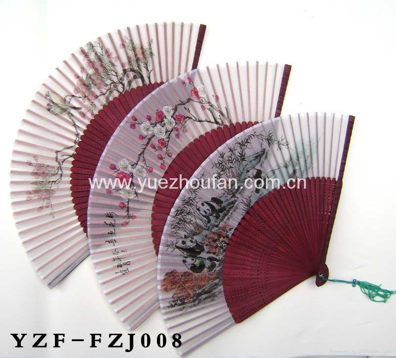 silk folding fan 2