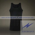 ZEROBODYS Incredible Mens Body Shaper Vest (Black 107) 1