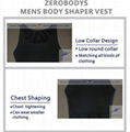 ZEROBODYS Incredible Mens Body Shaper Vest (Black 107) 2