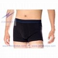 临界点舒适系列男士塑身平角裤（商务黑 319）