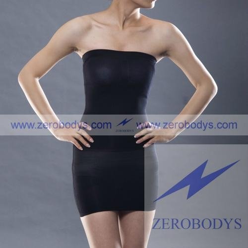 ZEROBODYS Incredible Womens Body Shaper Slimming Tube (Black 105)