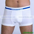 ZEROBODYS Comfortable Mens Body Shaper Trunk (White 351) 1